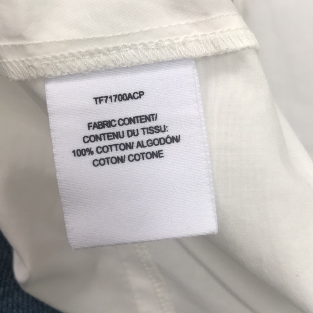 Derek Lam 10 Crosby Button Up Tie Back top 0 XS - Picture 9 of 12